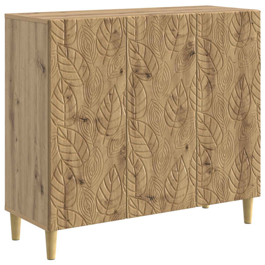 vidaXL Sideboard Artisan Oak 89 x 34.5 x 80 cm Engineered Wood
