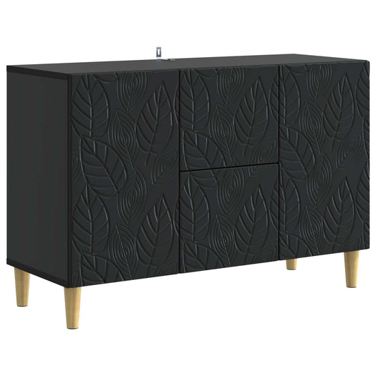 vidaXL Sideboard Black 89 x 34.5 x 60 cm Engineered Wood