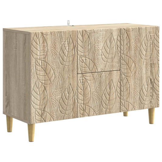 vidaXL Sideboard Sonoma Oak 89 x 34.5 x 60 cm Engineered Wood