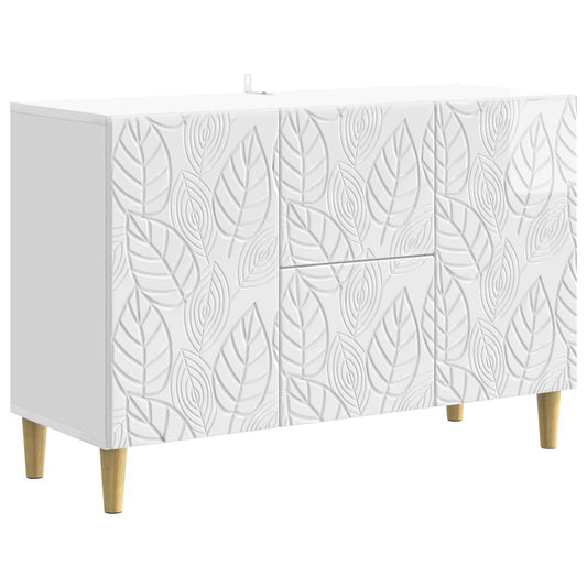 vidaXL Sideboard High Gloss White 89 x 34.5 x 60 cm Engineered Wood