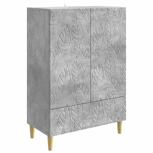 vidaXL Sideboard Concrete Grey 66 x 34.5 x 95 cm Engineered Wood