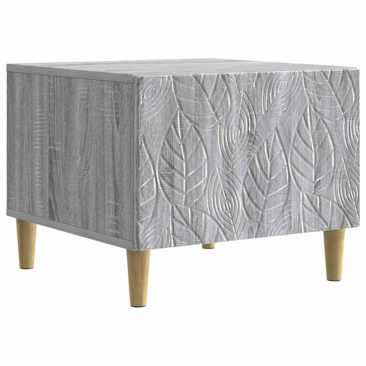 vidaXL Coffee Table Grey Sonoma 50 x 49 x 40 cm Engineered Wood