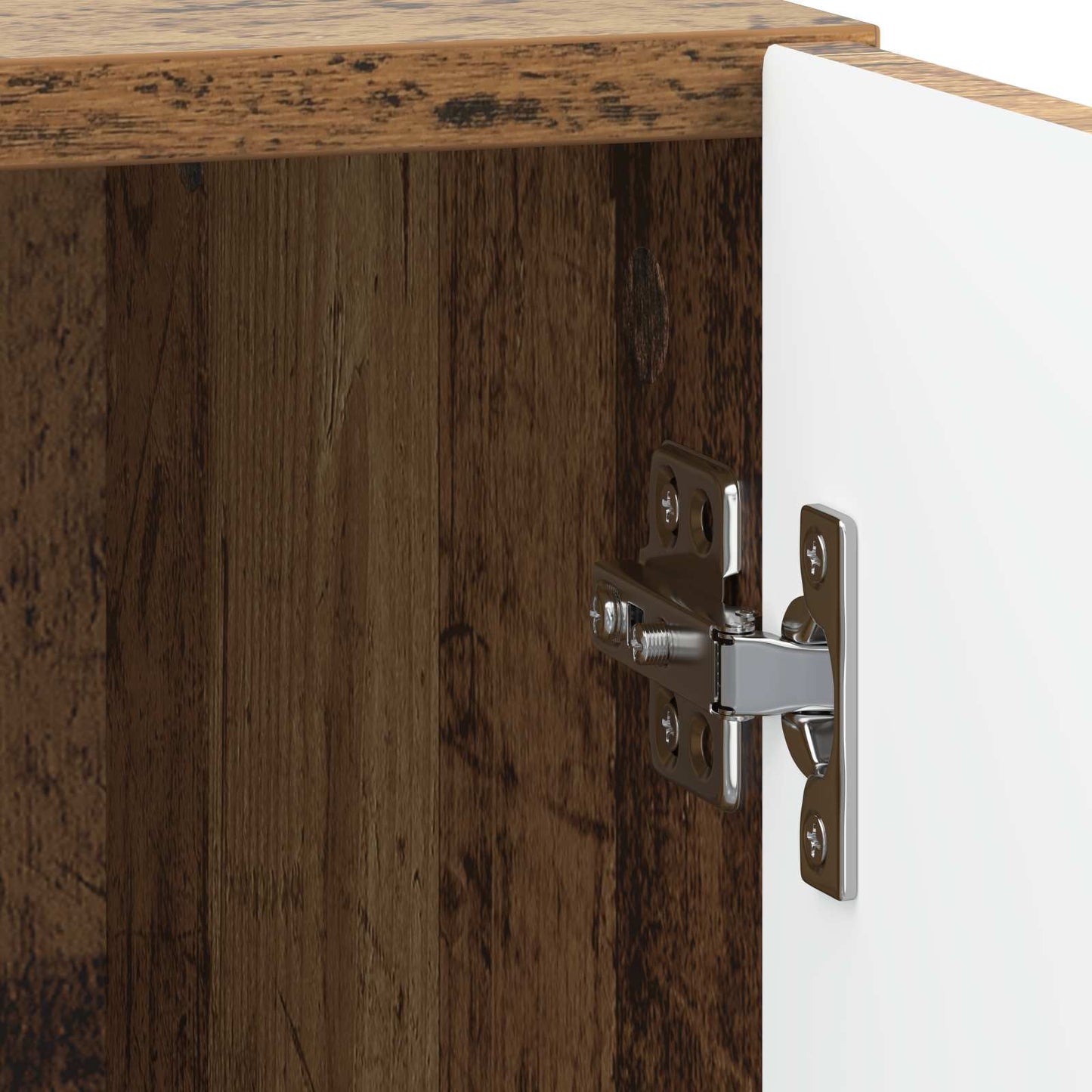 vidaXL Bedside Table 2 pcs Old Wood 43 x 34.5 x 47 cm Engineered Wood