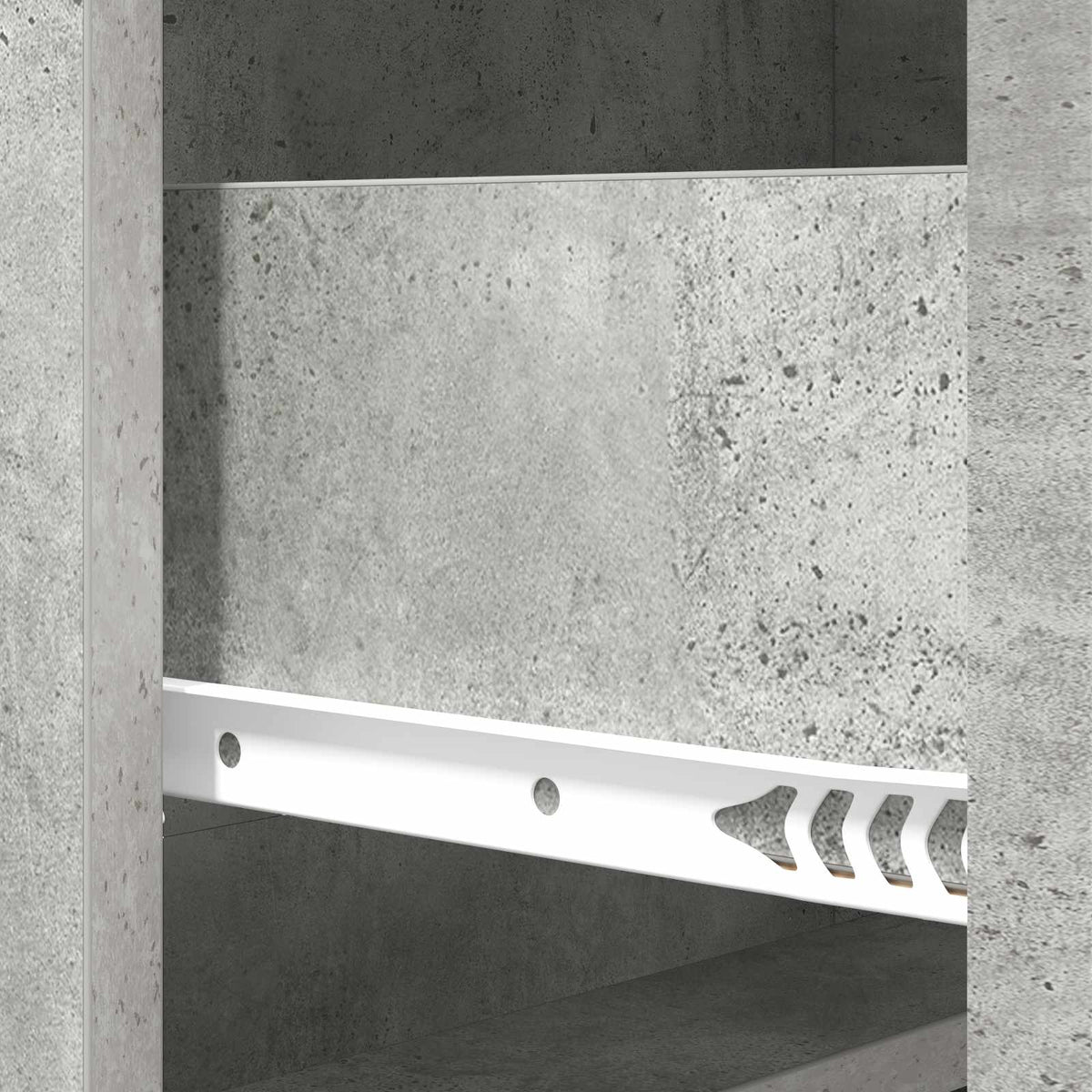 vidaXL Drawer Cabinet Concrete Grey 66 x 34.5 x 87 cm Engineered Wood
