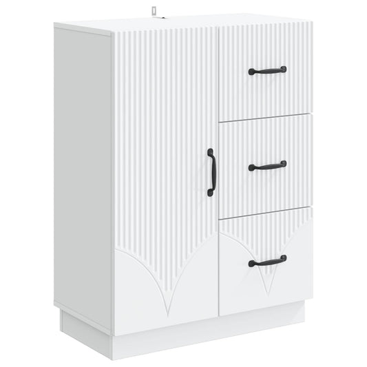 vidaXL Sideboard White 66 x 34.5 x 87 cm Engineered Wood