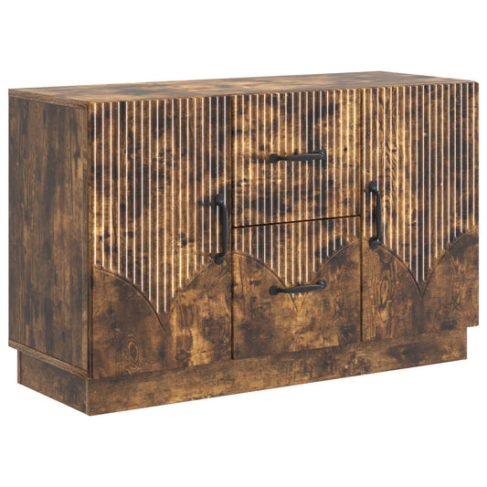 vidaXL Sideboard Smoked Oak 89 x 34.5 x 57 cm Engineered Wood