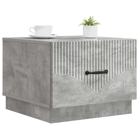 vidaXL Coffee Table Concrete Grey 49 x 50 x 37 cm Engineered Wood