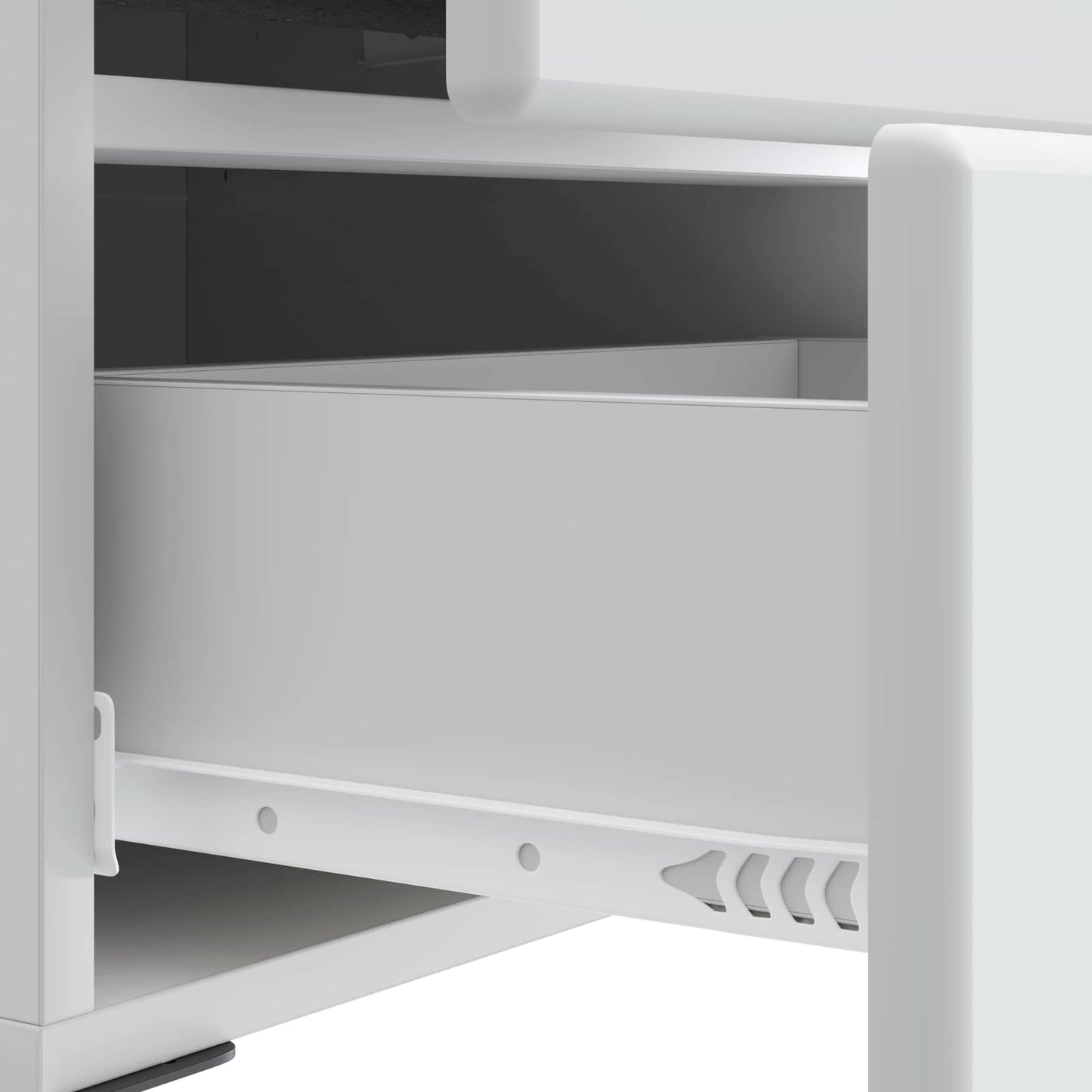 vidaXL Bedside Cabinet 2 pcs White 43 x 34.5 x 47.5 cm Engineered Wood