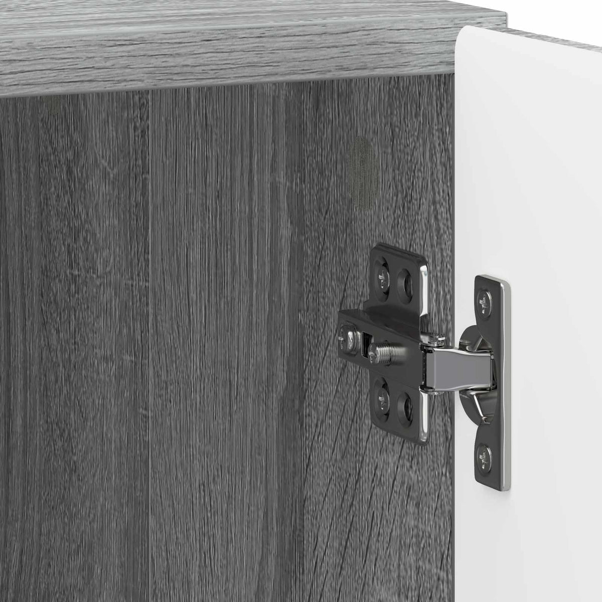 vidaXL Bedside Cabinet 2 pcs Grey Sonoma 43 x 34.5 x 50 cm