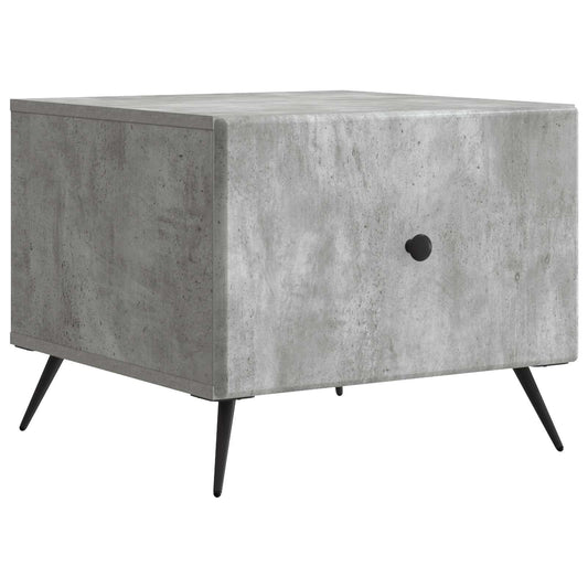 vidaXL Coffee Table Concrete Grey 49 x 50 x 40 cm Engineered Wood