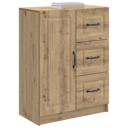 vidaXL Sideboard Artisan Oak 66 x 34.5 x 87 cm Engineered Wood