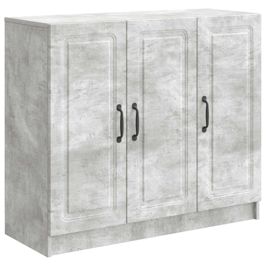 vidaXL Sideboard Concrete Grey 89 x 34.5 x 77 cm Engineered Wood