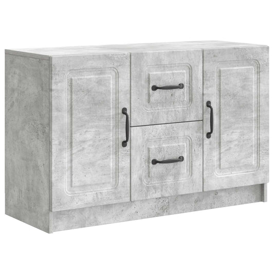 vidaXL Sideboard Concrete Grey 89 x 34.5 x 57 cm Engineered Wood