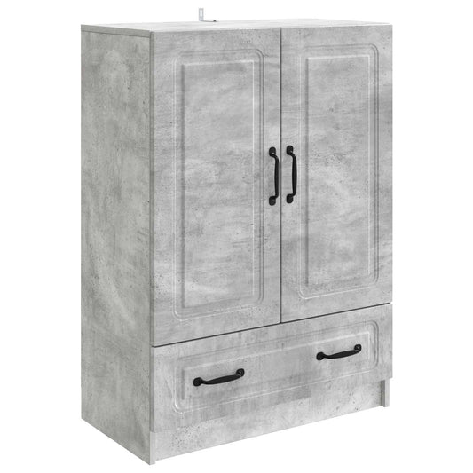vidaXL Sideboard Concrete Grey 66 x 34.5 x 92 cm Engineered Wood