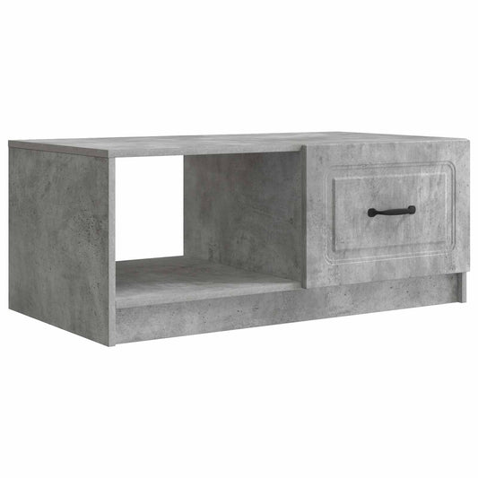 vidaXL Coffee Table Concrete Grey 90 x 50 x 37 cm Engineered Wood