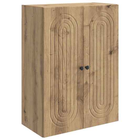 vidaXL Wall-Mounted Cabinet Artisan Oak 66 x 34.5 x 90 cm