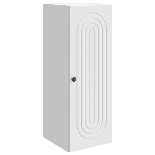 vidaXL Wall-Mounted Cabinet White 33 x 34.5 x 90 cm Engineered Wood