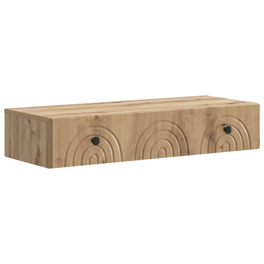 vidaXL Wall-Mounted Side Table 87.5 x 34.5 x 17 cm Engineered Wood