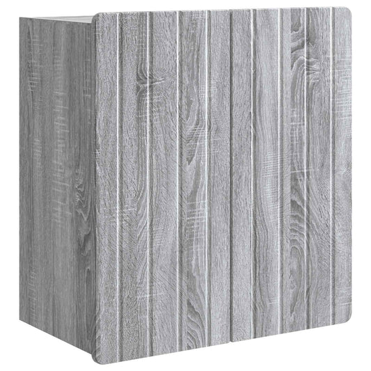 vidaXL Wall-Mounted Cabinet Grey Sonoma 59 x 31 x 64 cm