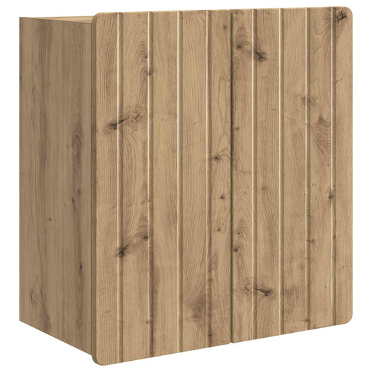vidaXL Wall-Mounted Cabinet Artisan Oak 59 x 31 x 64 cm