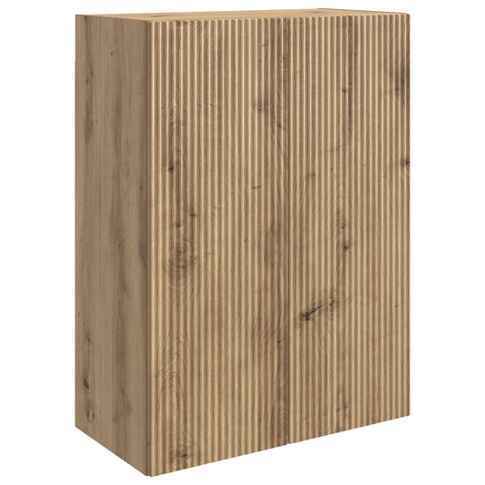 vidaXL Wall-Mounted Cabinet Artisan Oak 66 x 34.5 x 90 cm