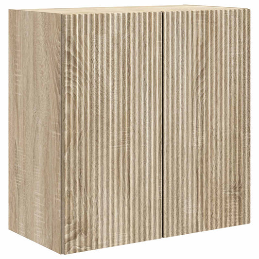vidaXL Wall-Mounted Cabinet Sonoma Oak 59 x 31 x 60 cm Engineered Wood