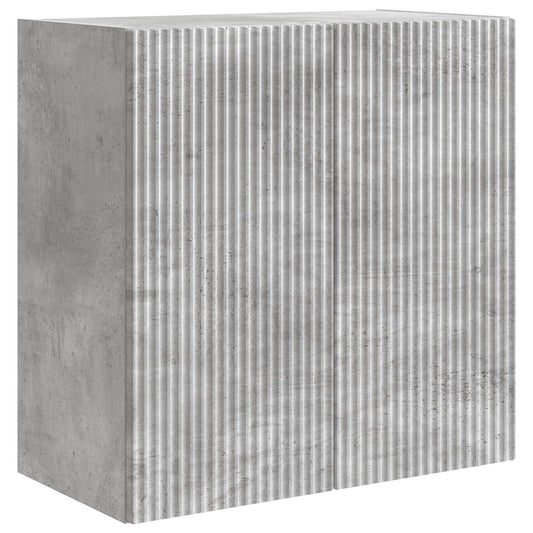 vidaXL Wall-Mounted Cabinet Concrete Grey 59 x 31 x 60 cm