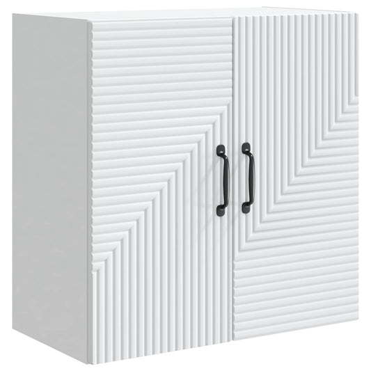 vidaXL Wall-Mounted Cabinet White 59 x 31 x 60 cm Engineered Wood