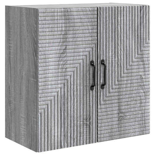 vidaXL Wall-Mounted Cabinet Grey Sonoma 59 x 31 x 60 cm
