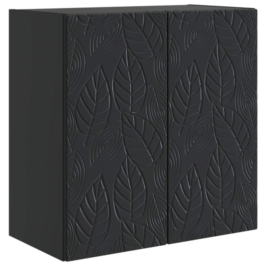 vidaXL Wall-Mounted Cabinet 59 x 31 x 60 cm Engineered Wood Black