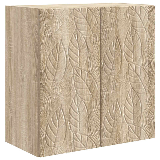 vidaXL Wall-Mounted Cabinet 59 x 31 x 60 cm Engineered Wood Sonoma Oak