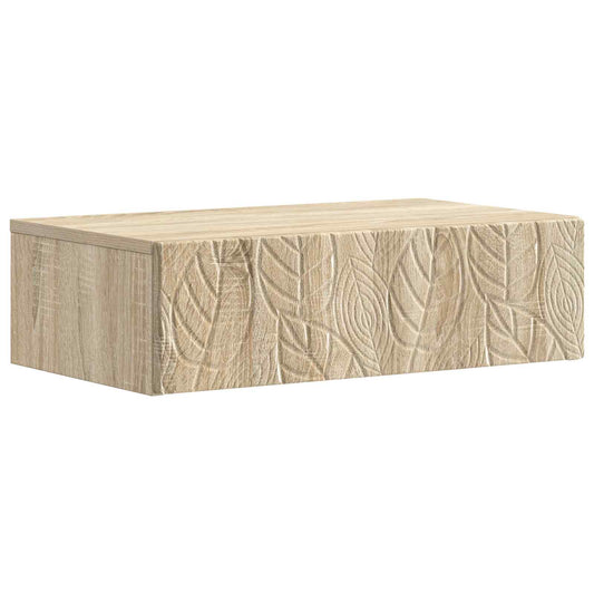 vidaXL Wall-Mounted Side Table 87.5 x 34.5 x 17 cm Engineered Wood
