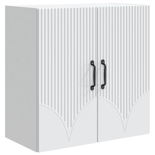 vidaXL Wall-Mounted Cabinet White 59 x 31 x 60 cm Engineered Wood