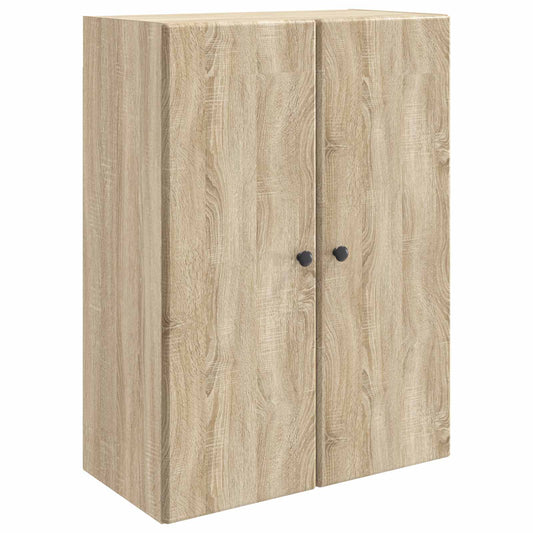 vidaXL Wall-Mounted Cabinet Sonoma Oak 66 x 34.5 x 90 cm