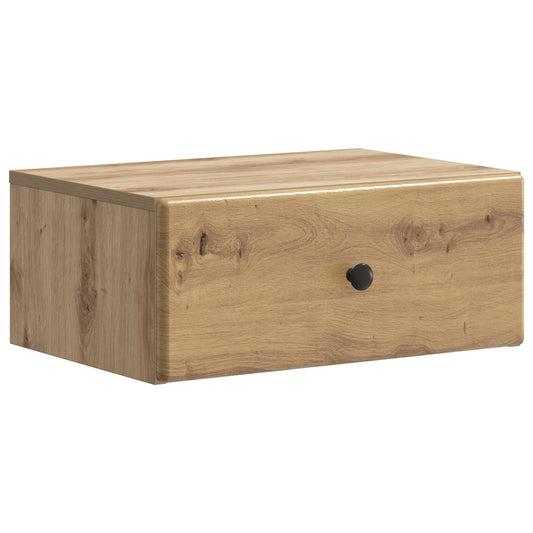 vidaXL Wall-Mounted Bedside Cabinet Artisan Oak 49 x 34.5 x 20 cm