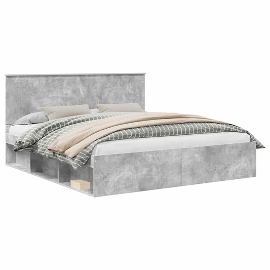 vidaXL Bed Frame with Headboard Concerte 180 x 200 cm Solid Pine Wood