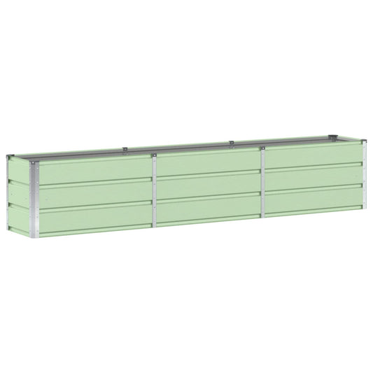vidaXL Planter Green 240 x 40 x 45 cm Steel
