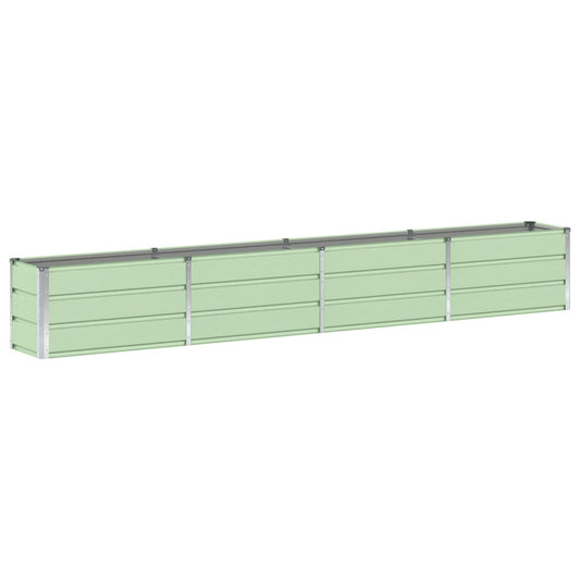vidaXL Planter Green 320 x 40 x 45 cm Steel