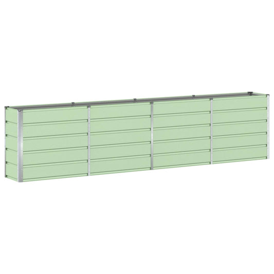 vidaXL Planter Green 320 x 40 x 75 cm Steel