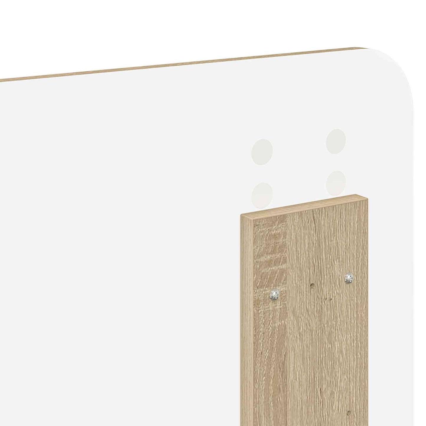 vidaXL Bed Frame with Headboard Sonoma 120 x 200 cm Solid Pine Wood