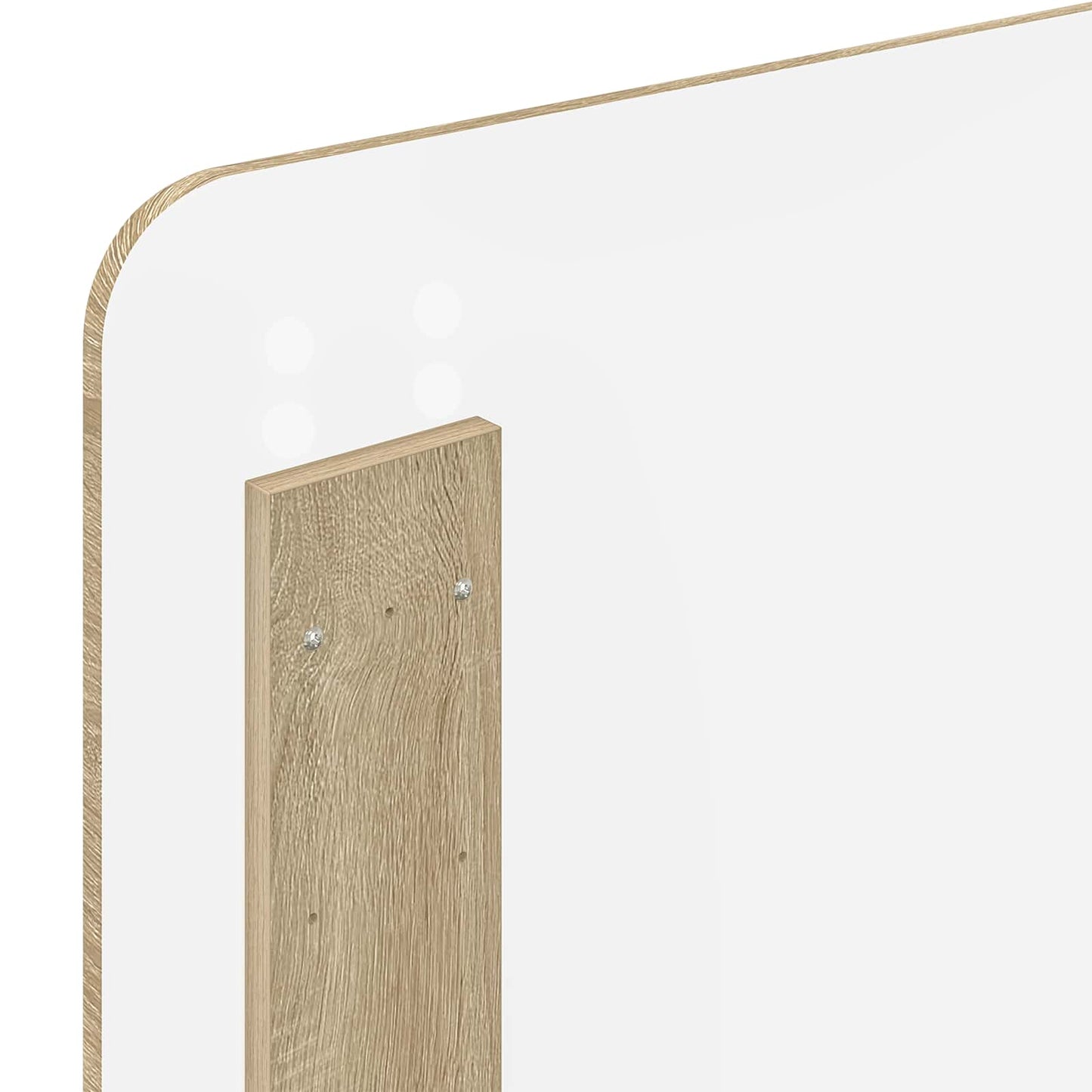 vidaXL Bed Frame with Headboard Sonoma Oak 90 x 190 cm Engineered Wood