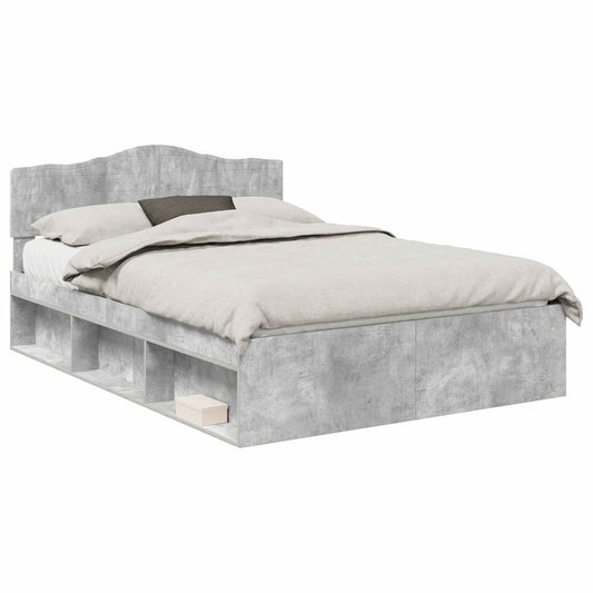 vidaXL Bed Frame with Headboard Concerte 160 x 200 cm Solid Pine Wood