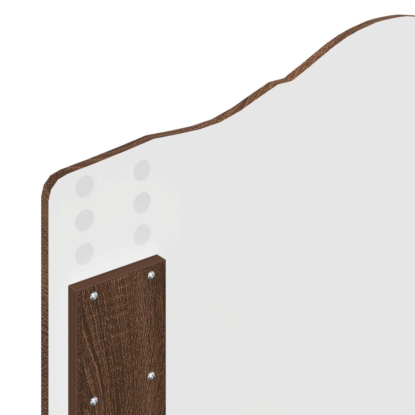 vidaXL Bed Frame with Headboard Brown Oak 90 x 200 cm Solid Pine Wood