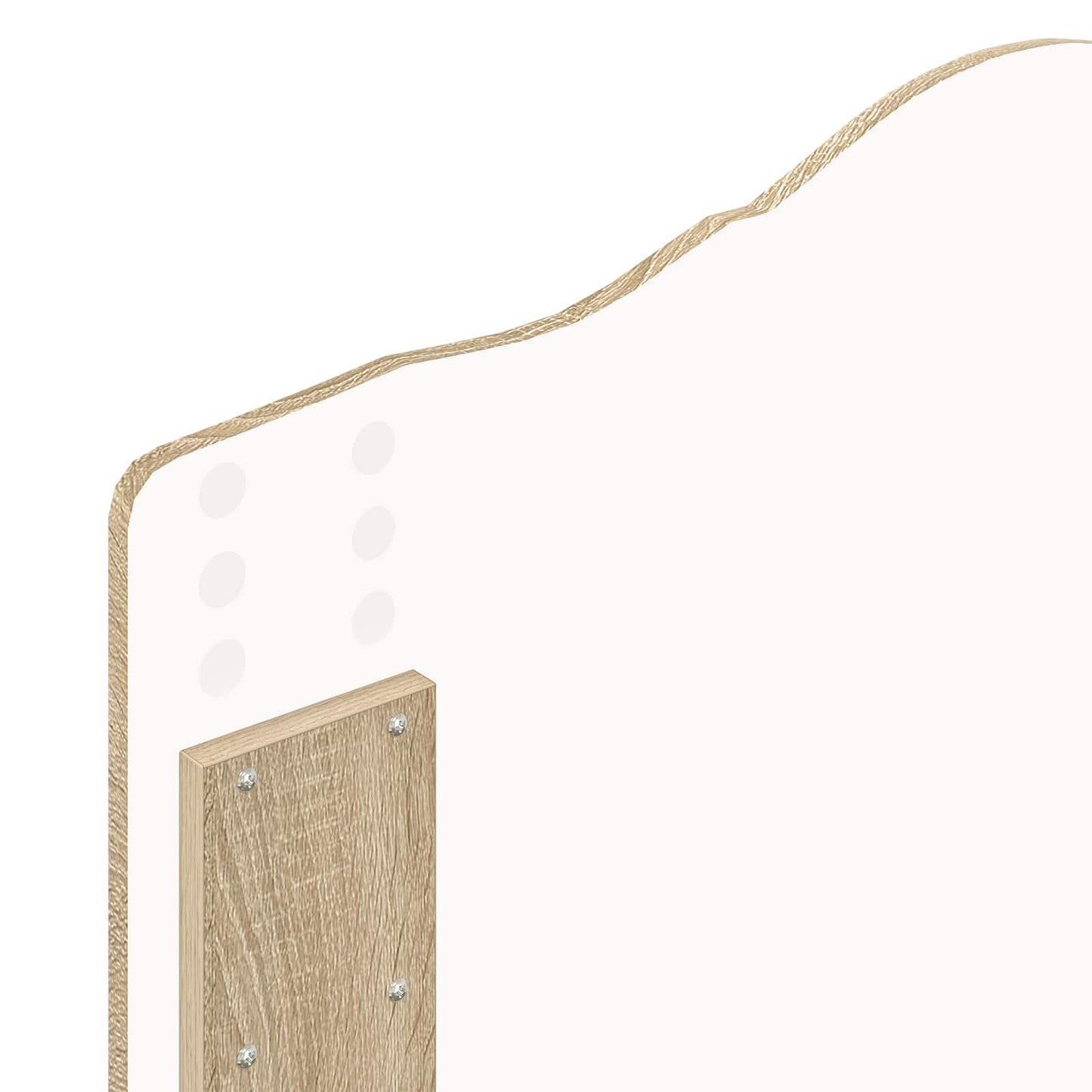 vidaXL Bed Frame with Headboard Sonoma 90 x 190 cm Solid Pine Wood