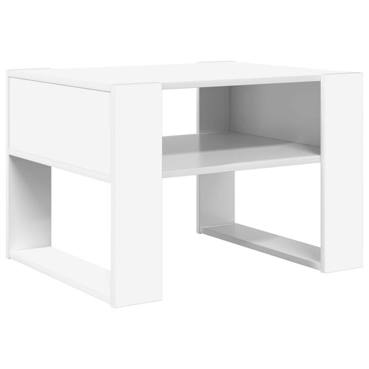 vidaXL Coffee Table White 66 x 53 x 45 cm Engineered Wood