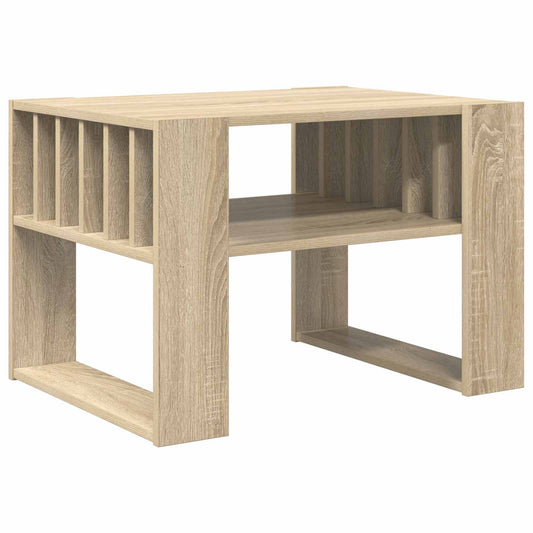 vidaXL Coffee Table Sonoma Oak 66 x 49.5 x 45 cm Engineered Wood