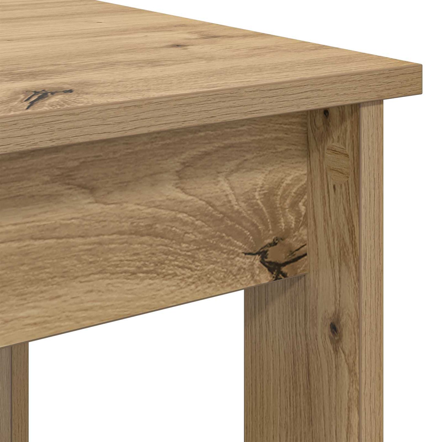 vidaXL Coffee Table Set 2 pcs Artisan Oak 50 x 52 x 42 cm