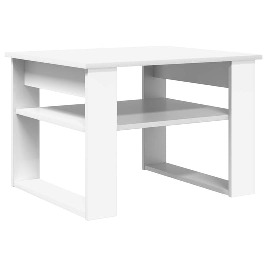 vidaXL Coffee Table White 64 x 54 x 44 cm Engineered Wood