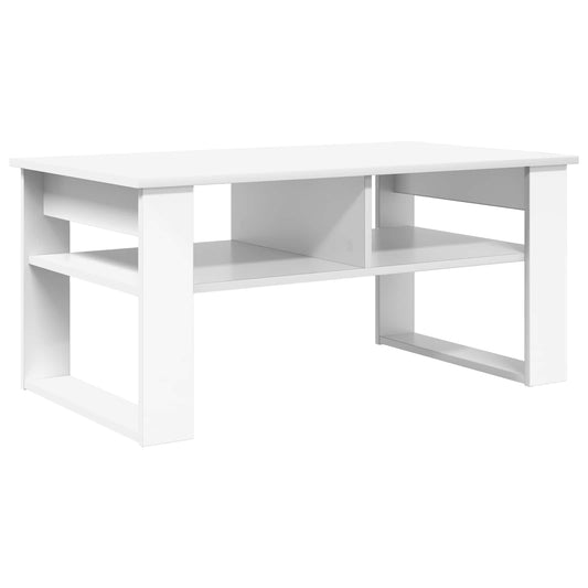 vidaXL Coffee Table White 96 x 54 x 44 cm Engineered Wood