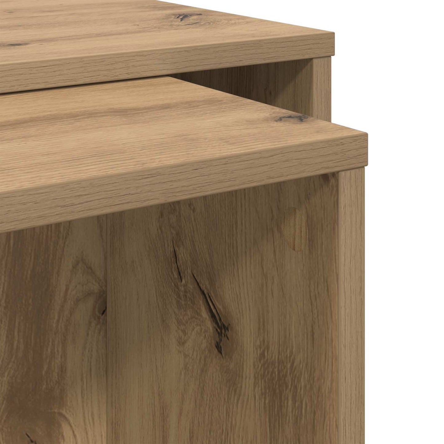 vidaXL Coffee Table Set 2 pcs Artisan Oak 90 x 48 x 40 cm